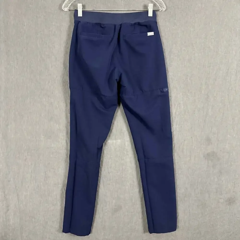 Figs Women’s Size XXS Navy Polyester Skinny Leg Manari Scrub Pants